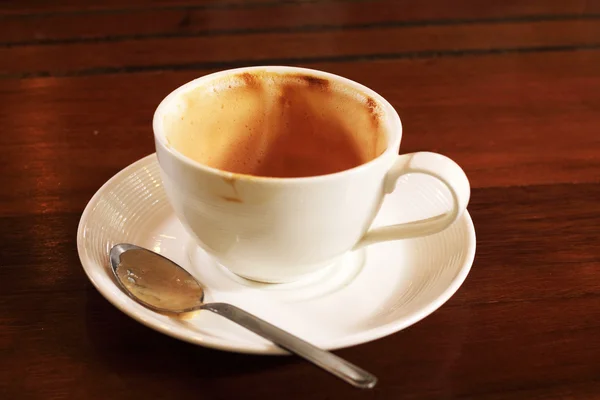 Vide tasse de café utilisé — Photo