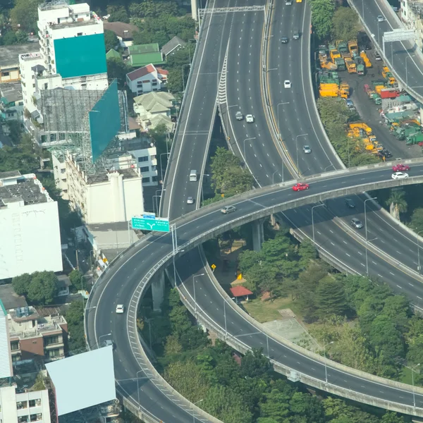 Top view traffic — Stock Photo, Image