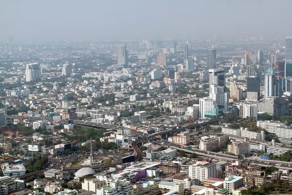 Top view city — Stock Photo, Image