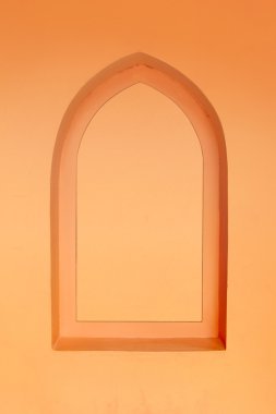 Bir duvarda çekirdeksiz ile beton