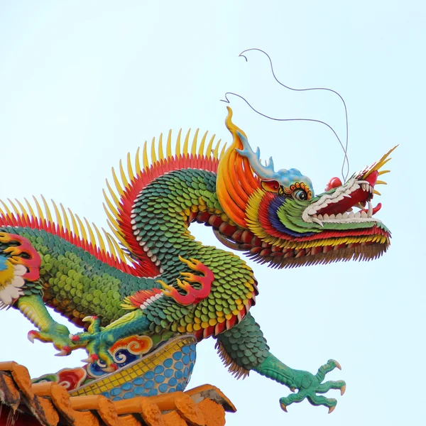 Statue dragon style chinois — Photo