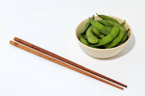 Culinária japonesa edamame bean — Fotografia de Stock