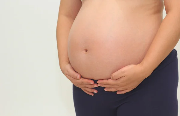 Schwangerer Bauch — Stockfoto