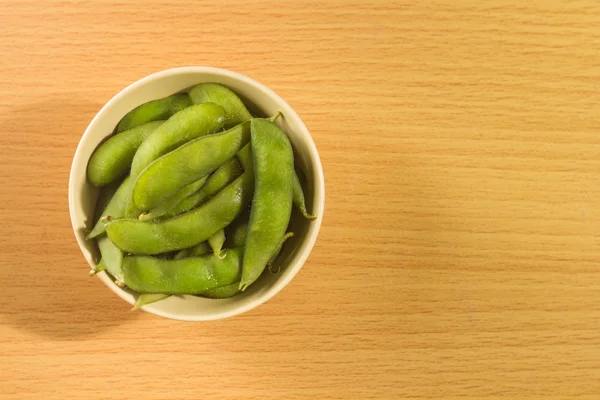 Kuchnia japońska edamame fasoli — Zdjęcie stockowe