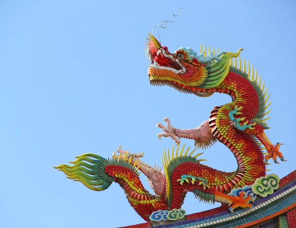 Statue dragon style chinois — Photo