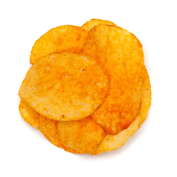 Circle shaped salty snacks. — Stock Photo, Image