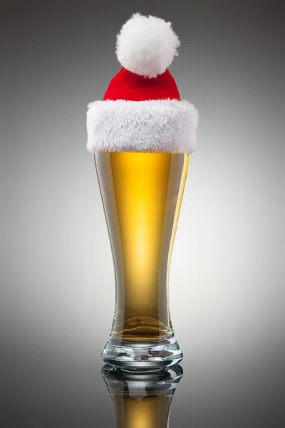 Vánoční pivní hrnek — Stock fotografie