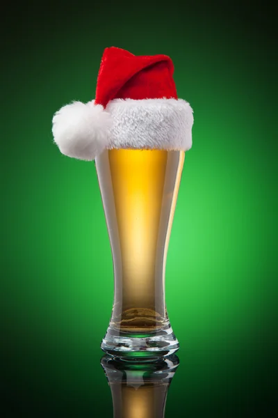 Vánoční pivní hrnek — Stock fotografie
