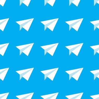 Kağıt Düzlemler Dikişsiz Desen. Soyut arka planı kağıt düzlemlerle yineleme.