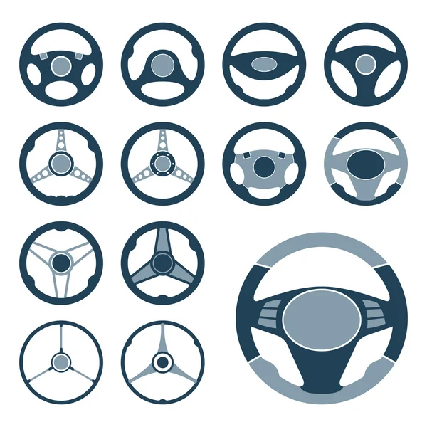 Araba direksiyon Icons set