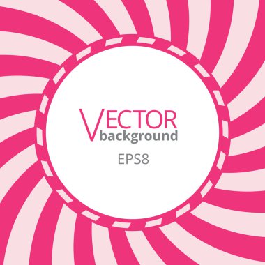 Metin için yuvarlak boş alanla dönen radyal girdap arka planı