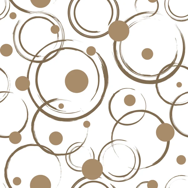 Abstract Circles Seamless Pattern — Stock Vector