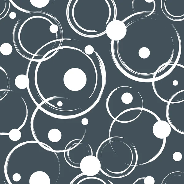 Cercle abstrait motif sans couture — Image vectorielle