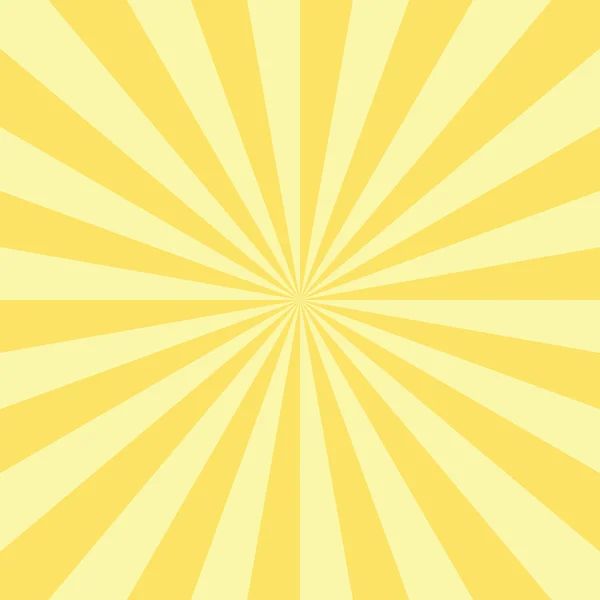 Abstrakte radiale Sonneneruption Hintergrund — Stockvektor