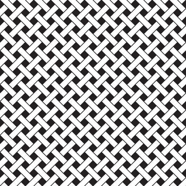 Basket weave naadloze patroon — Stockvector