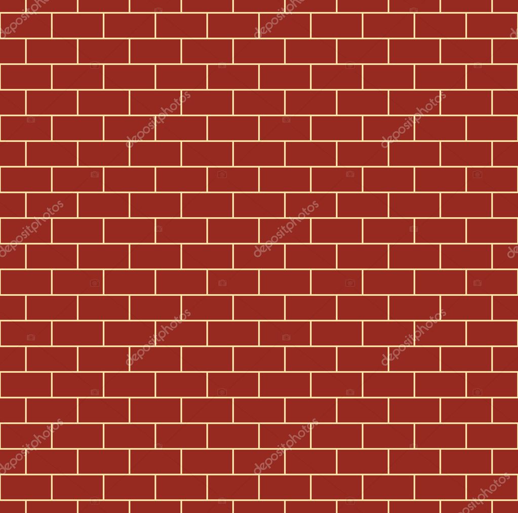Red Brick Wall Seamless Pattern Vector Image By C Creativika Vector Stock
