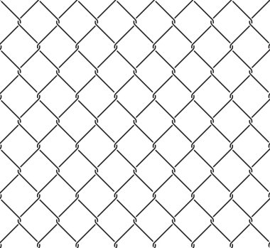 Metalik kablolu çit dikişsiz desen