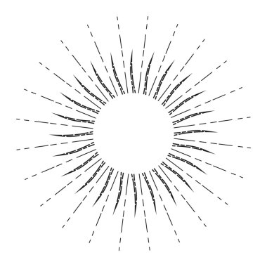 Vintage Lineer Sunburst