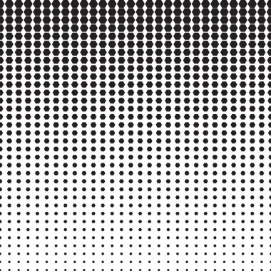 Altıgen Halftone Deseni