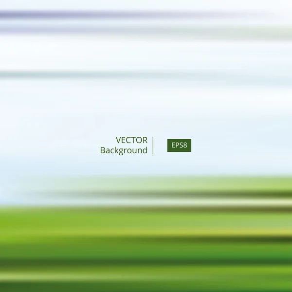 Abstract Blue Green Striped and Blurred Background — ストックベクタ