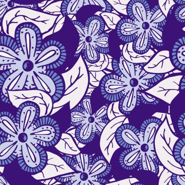 Boho tarzı el çekilmiş seamless modeli