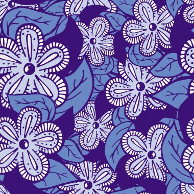 Boho tarzı el çekilmiş seamless modeli