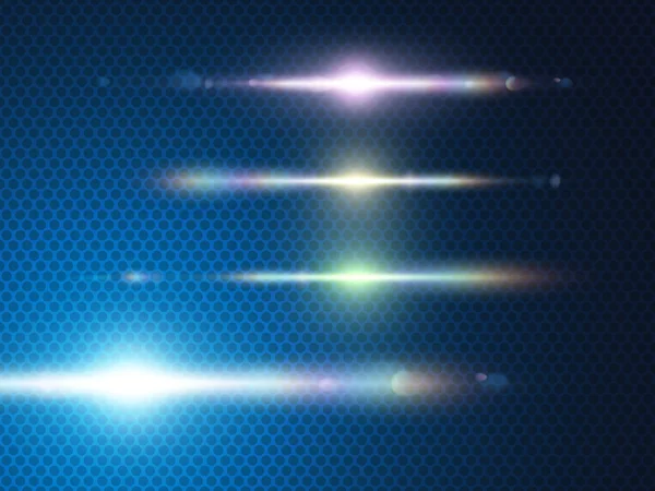 mavi ışık ile lens etkisi.