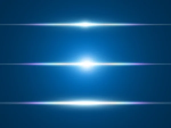 mavi ışık ile lens etkisi.