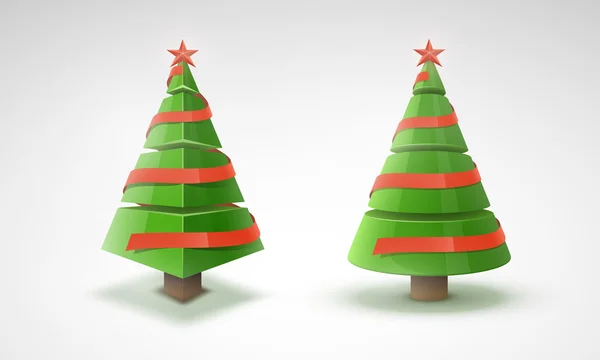 Árboles de Navidad Fondo — Archivo Imágenes Vectoriales