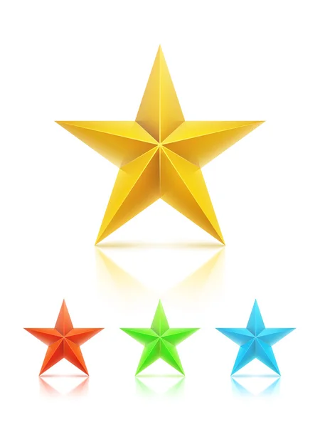 Altın gerçekçi yıldız.