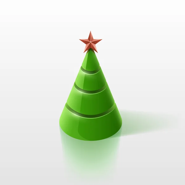 Árbol de Navidad fondo — Vector de stock