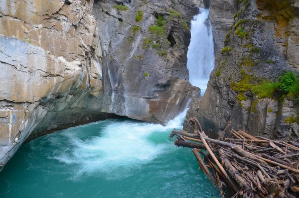 Johnston Canyon, Kanada — Stockfoto