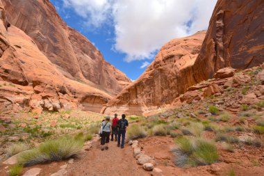 Gökkuşağı Köprüsü anıt iz Utah, ABD