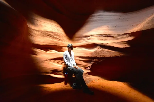 Antílope cañón en la página, arizona — Foto de Stock