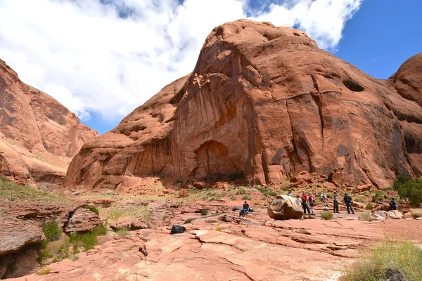 Gökkuşağı Köprüsü anıt iz Utah, ABD — Stok fotoğraf