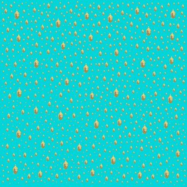 birçok küçük altın buddha kafaları bir desen