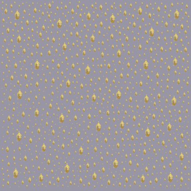 birçok küçük altın buddha kafaları bir desen