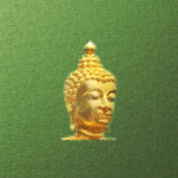 Absztrakt arany buddha — Stock Fotó