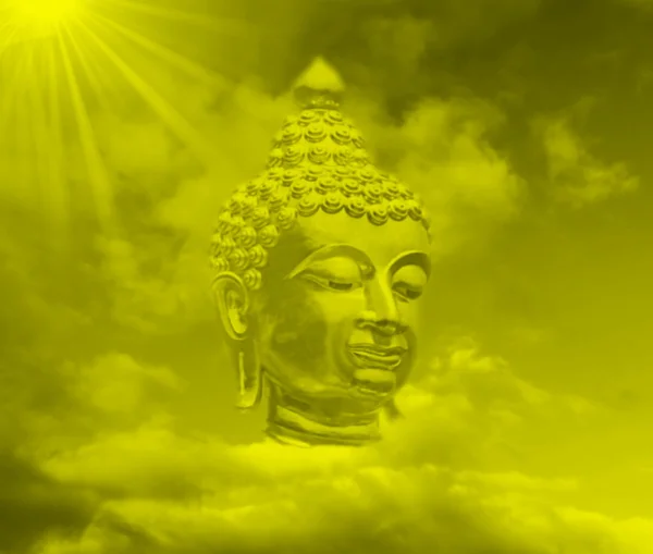 Zlatý buddha ilustrace — Stock fotografie