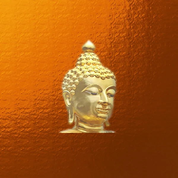 Guld buddha illustration — Stockfoto