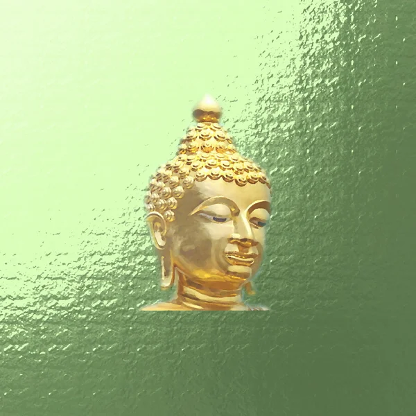 Zlatý buddha ilustrace — Stock fotografie