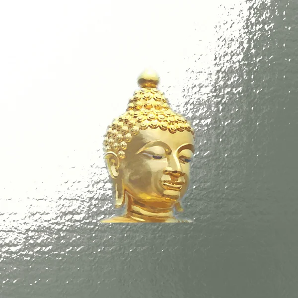 Guld buddha illustration — Stockfoto