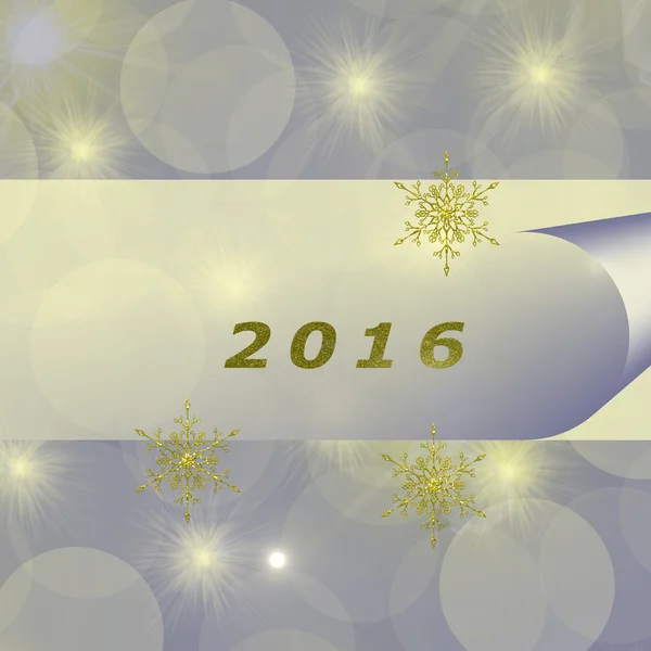 2016-й - новый год — стоковое фото
