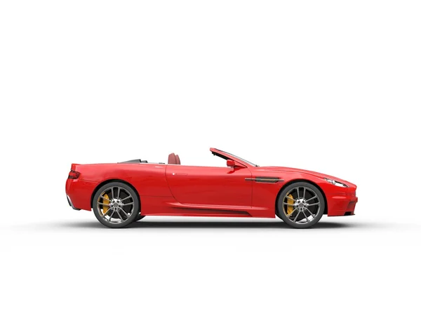 Kırmızı Cabrio spor araba — Stok fotoğraf