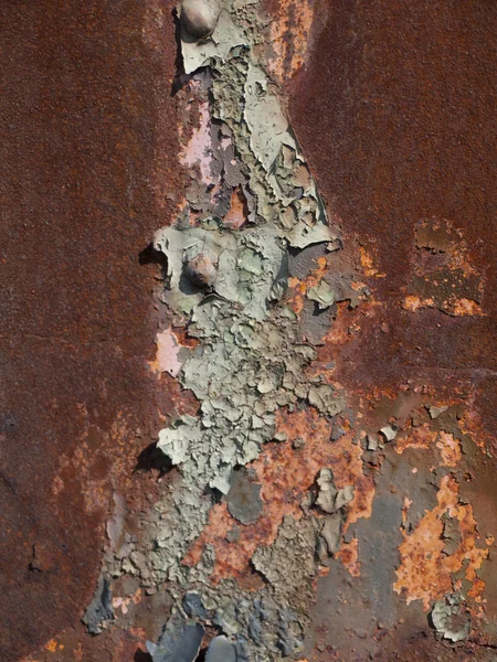 Βαμμένο μέταλλο σκουριά — Φωτογραφία Αρχείου