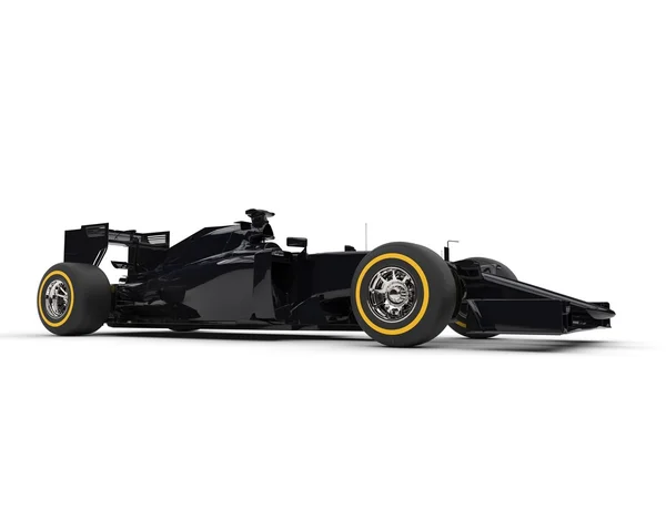 Fórmula preta um carro - visão lateral - tiro de estúdio — Fotografia de Stock