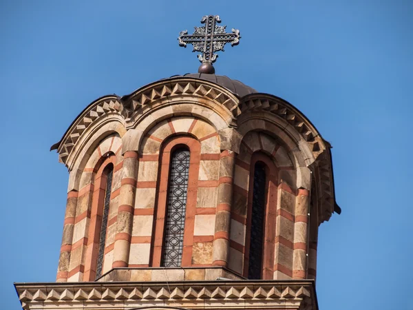 Pequeño campanario de la Iglesia de San Marcos, Belgrado — Foto de Stock