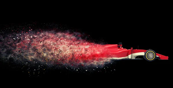 Bir formül bir araba dağılması