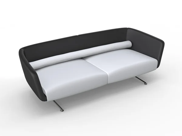 Sofá moderno elegante vista superior lateral — Fotografia de Stock