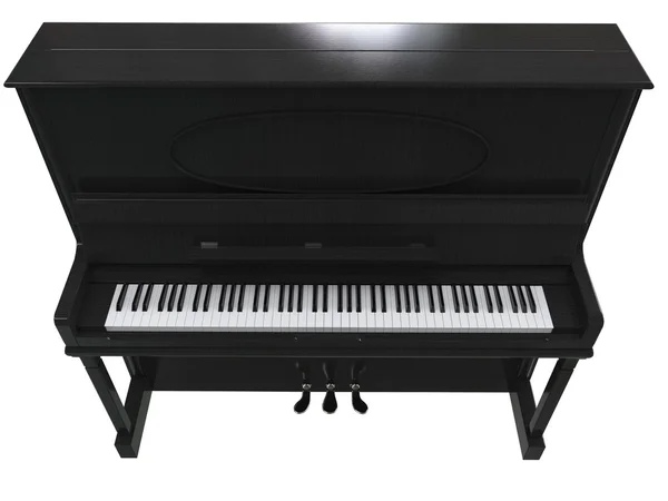 Pretty small piano - top view — Stock Photo, Image